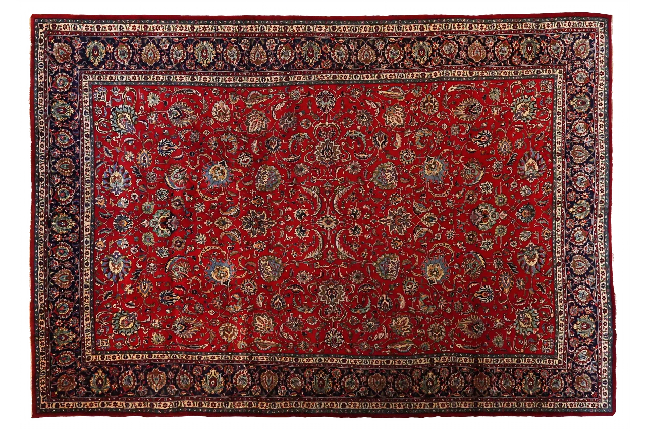 Antique Persian Tabriz Traditional Rug 69932