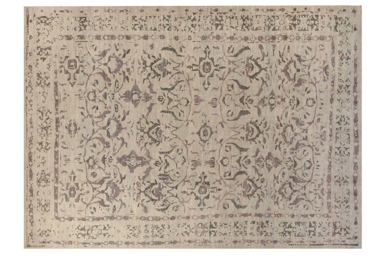 Persian Sultanabad Transitional Rug 69939