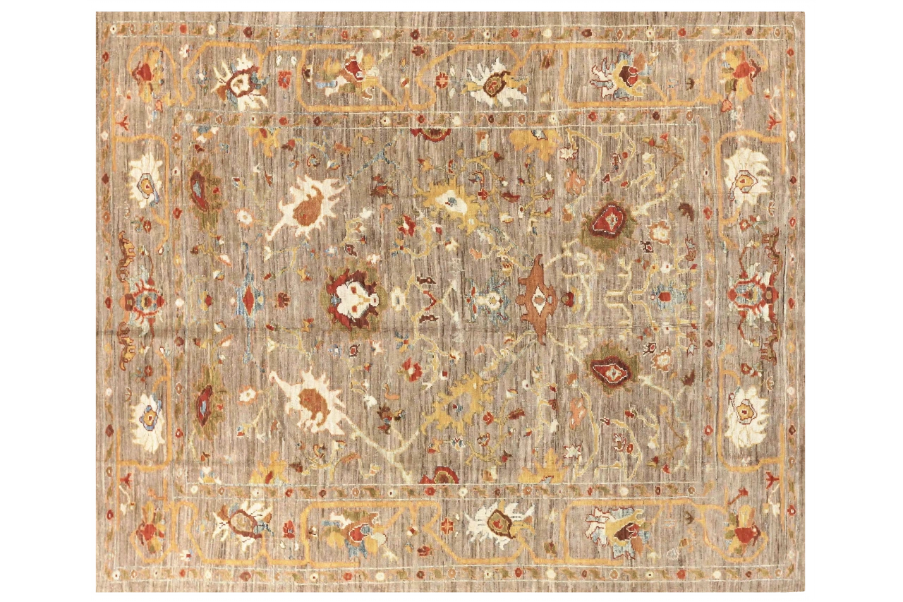 Persian Sultanabad Transitional Rug 69955