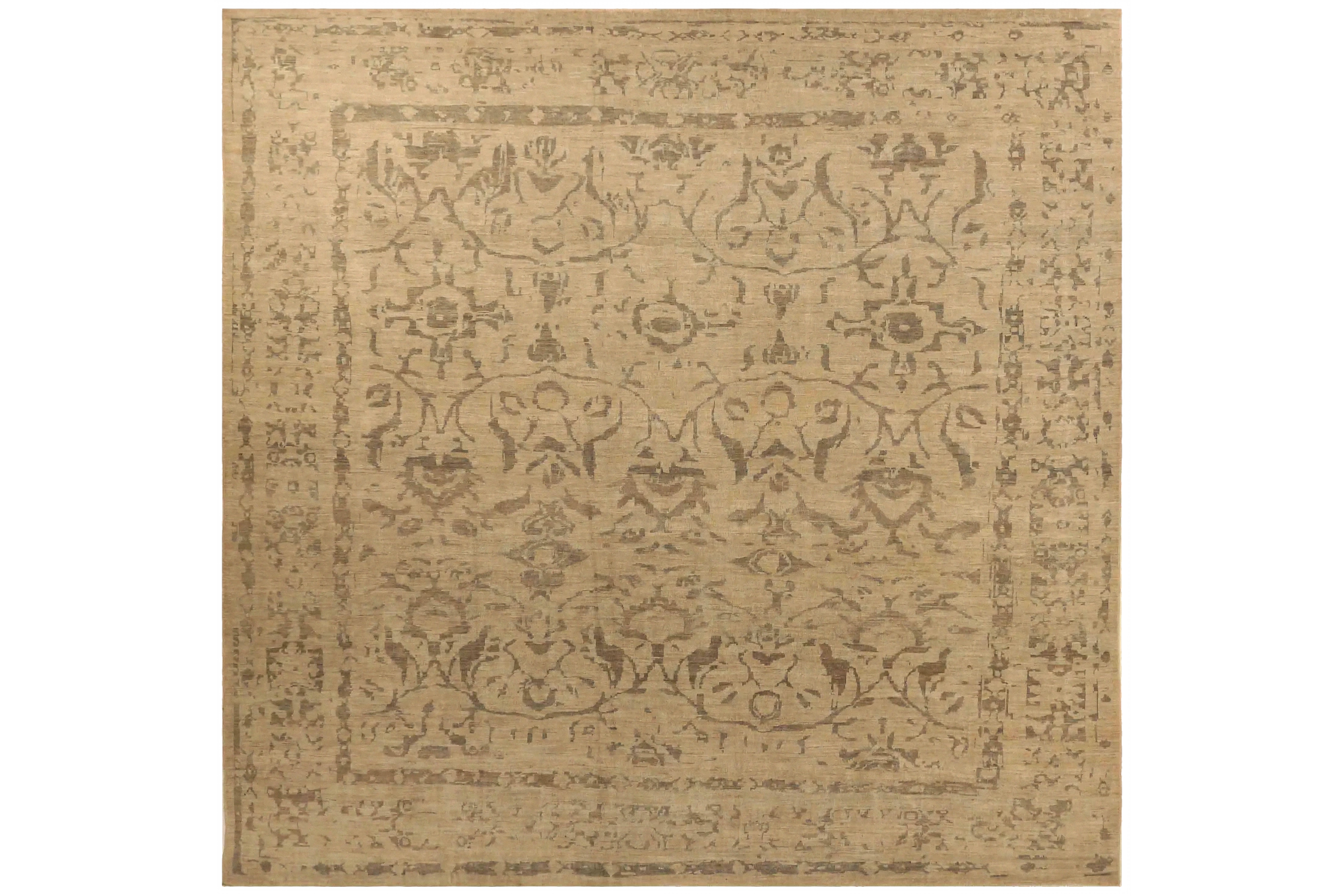 Persian Sultanabad Transitional Rug 70402