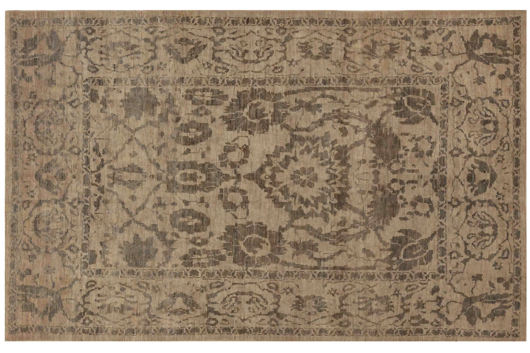 Persian Sultanabad Transitional Rug 70411