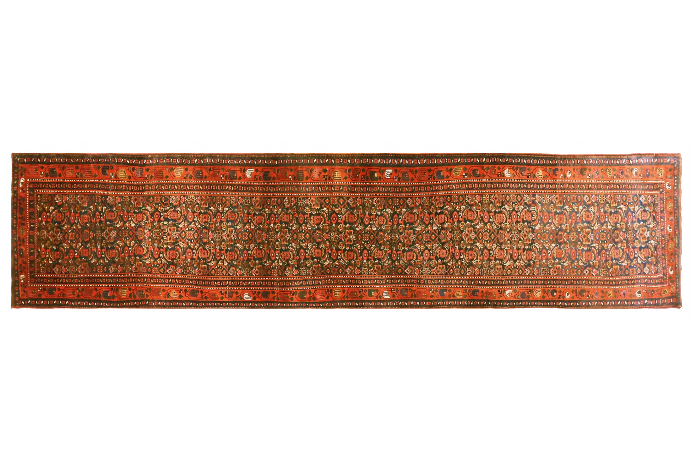 Antique Persian Kolyai Traditional Rug 70436