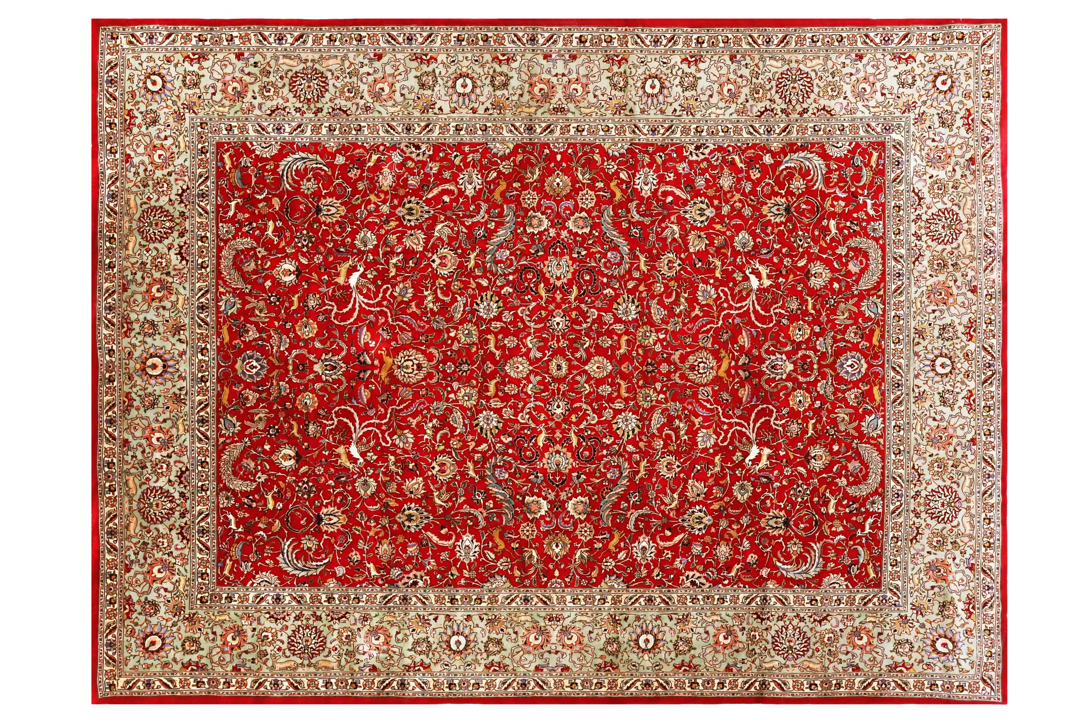 Antique Persian Tabriz Traditional Rug 70437