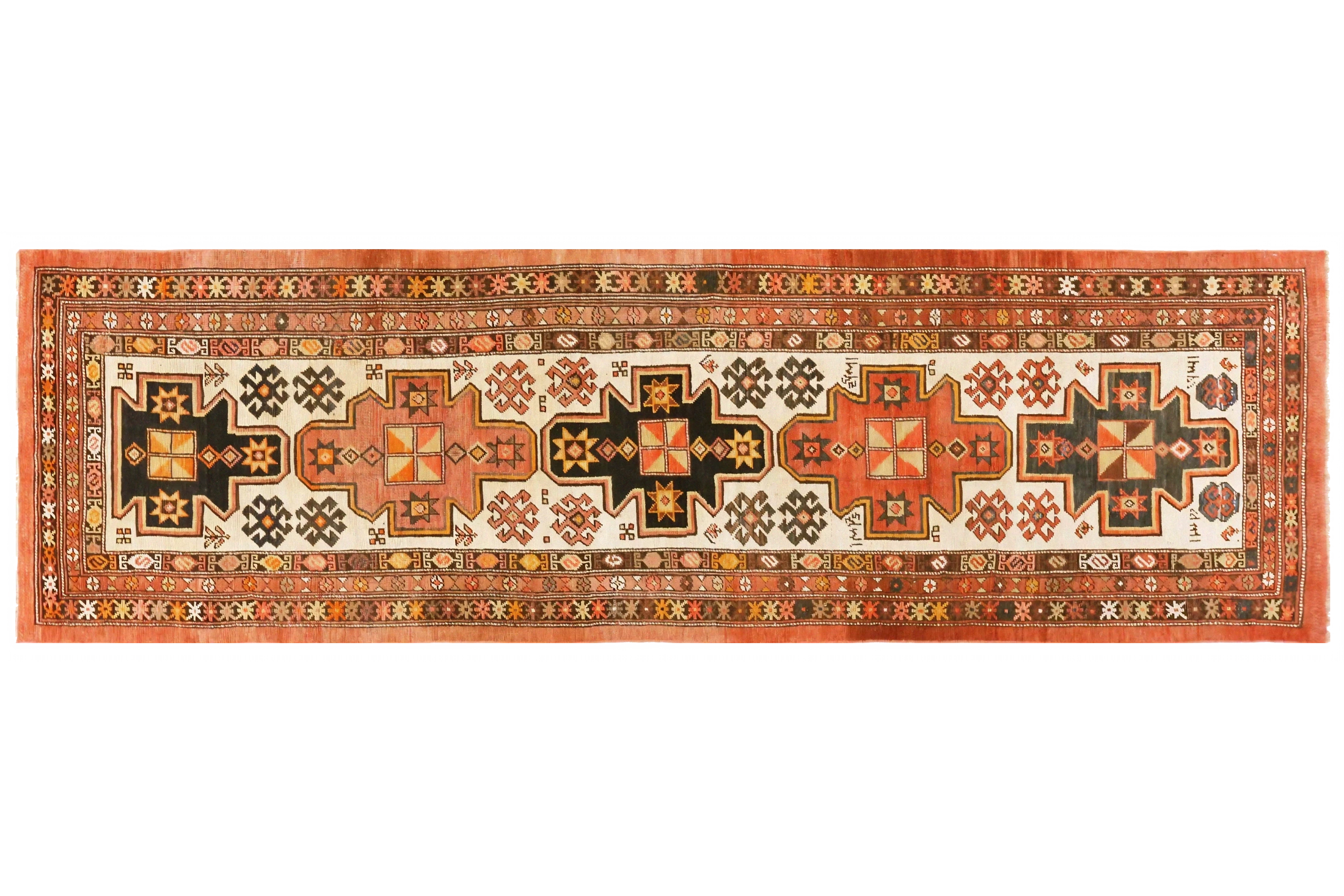 Antique Persian Sarab Transitional Rug 70441