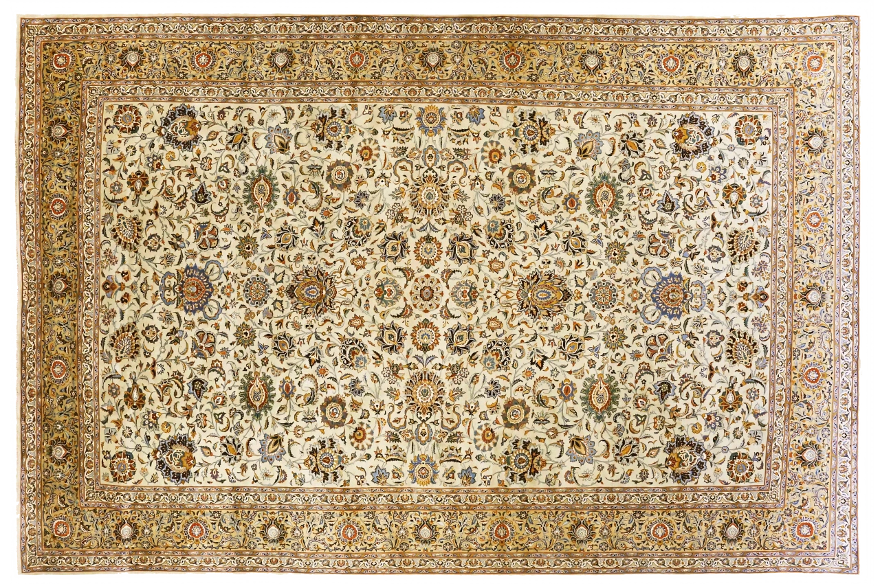 Antique Persian Kashan Traditional Rug 70443