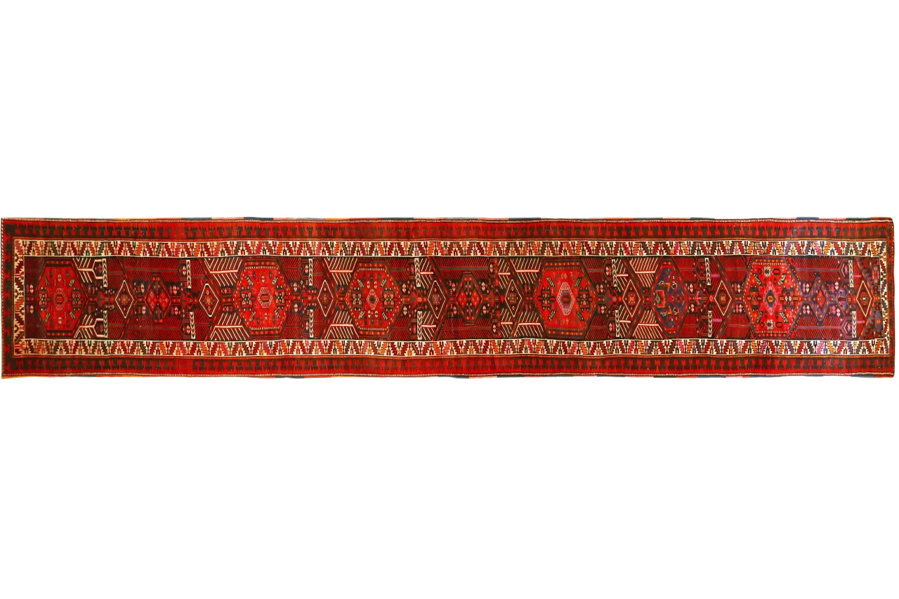 Antique Persian Kurdish Traditional Rug 70448