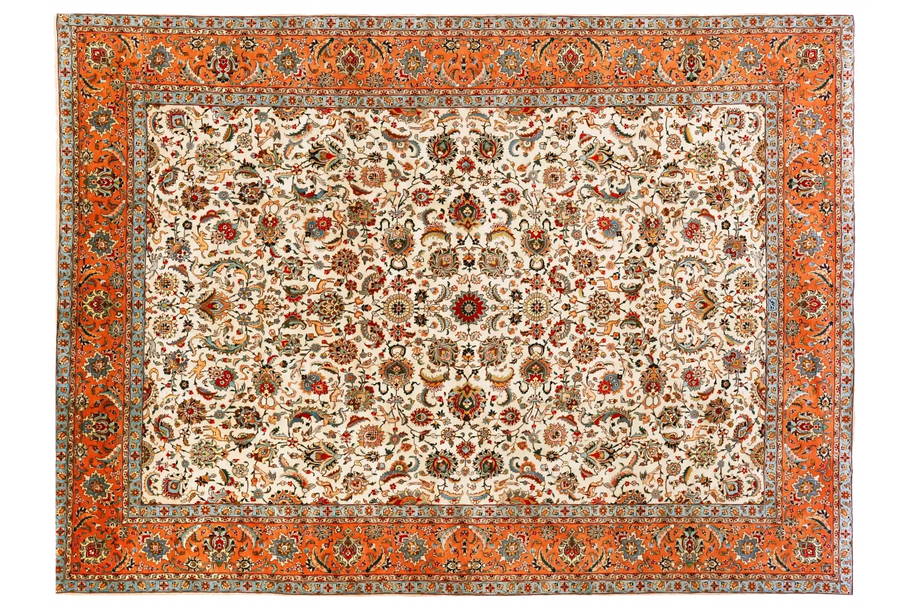 Antique Persian Tabriz Traditional Rug 70449