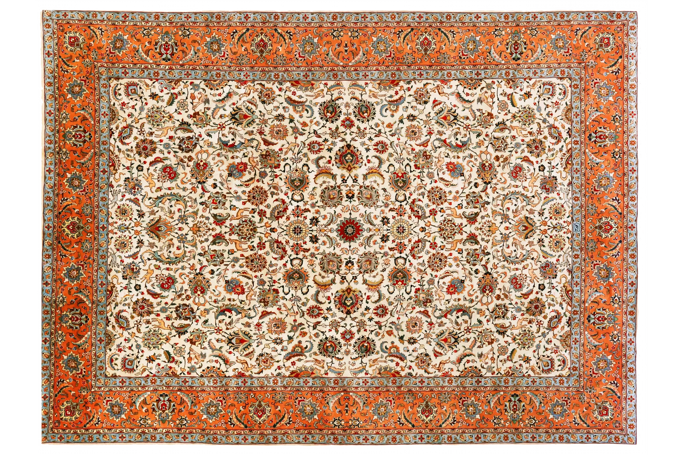Antique Persian Tabriz Traditional Rug 70449