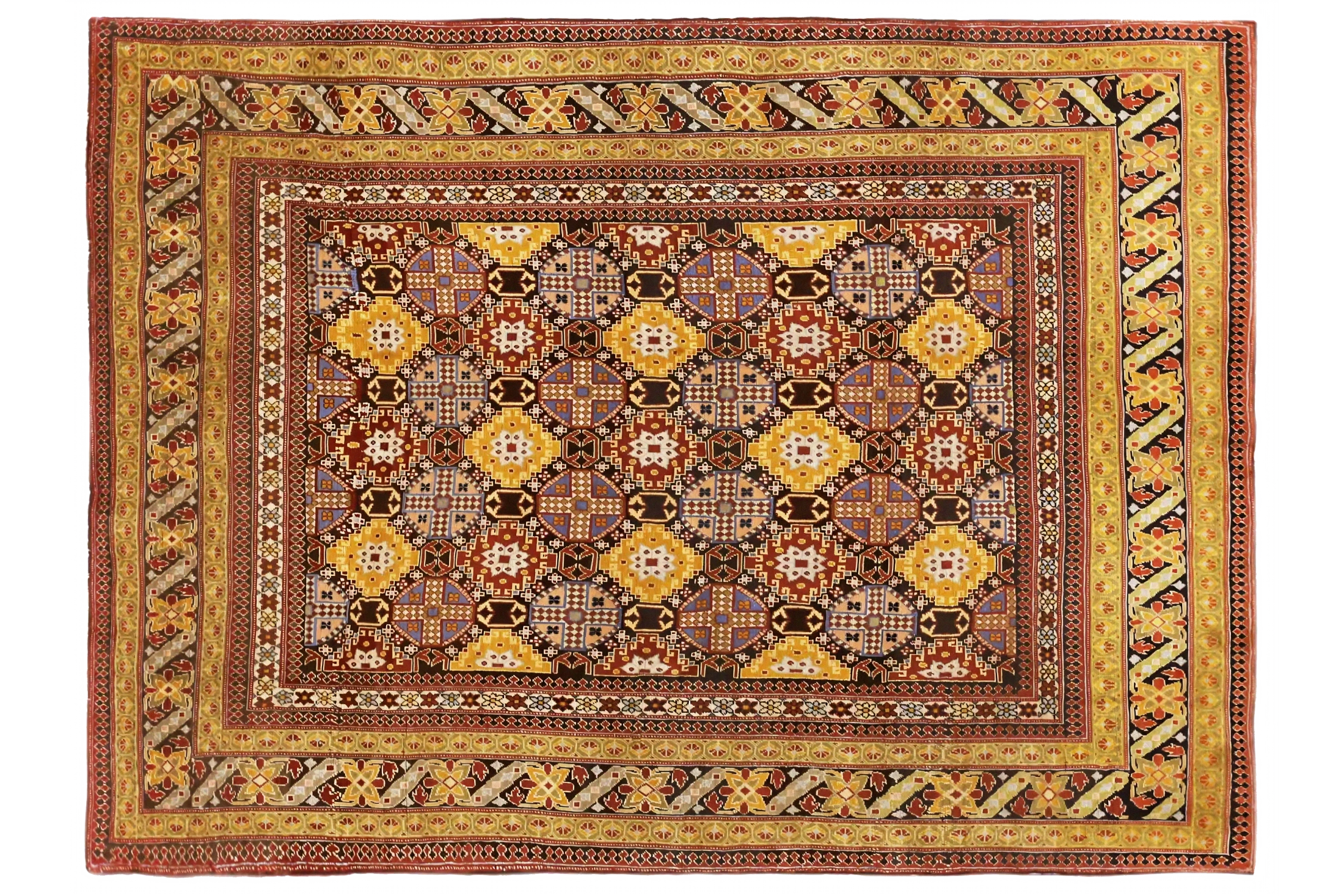 Antique Persian Joshegan Traditional Rug 70453
