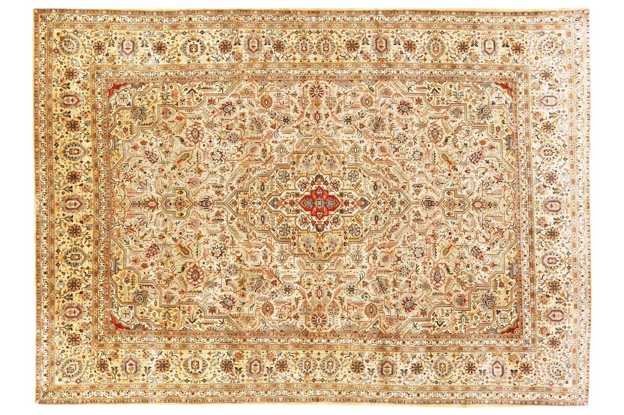 Antique Persian Tabriz Transitional Rug 70454