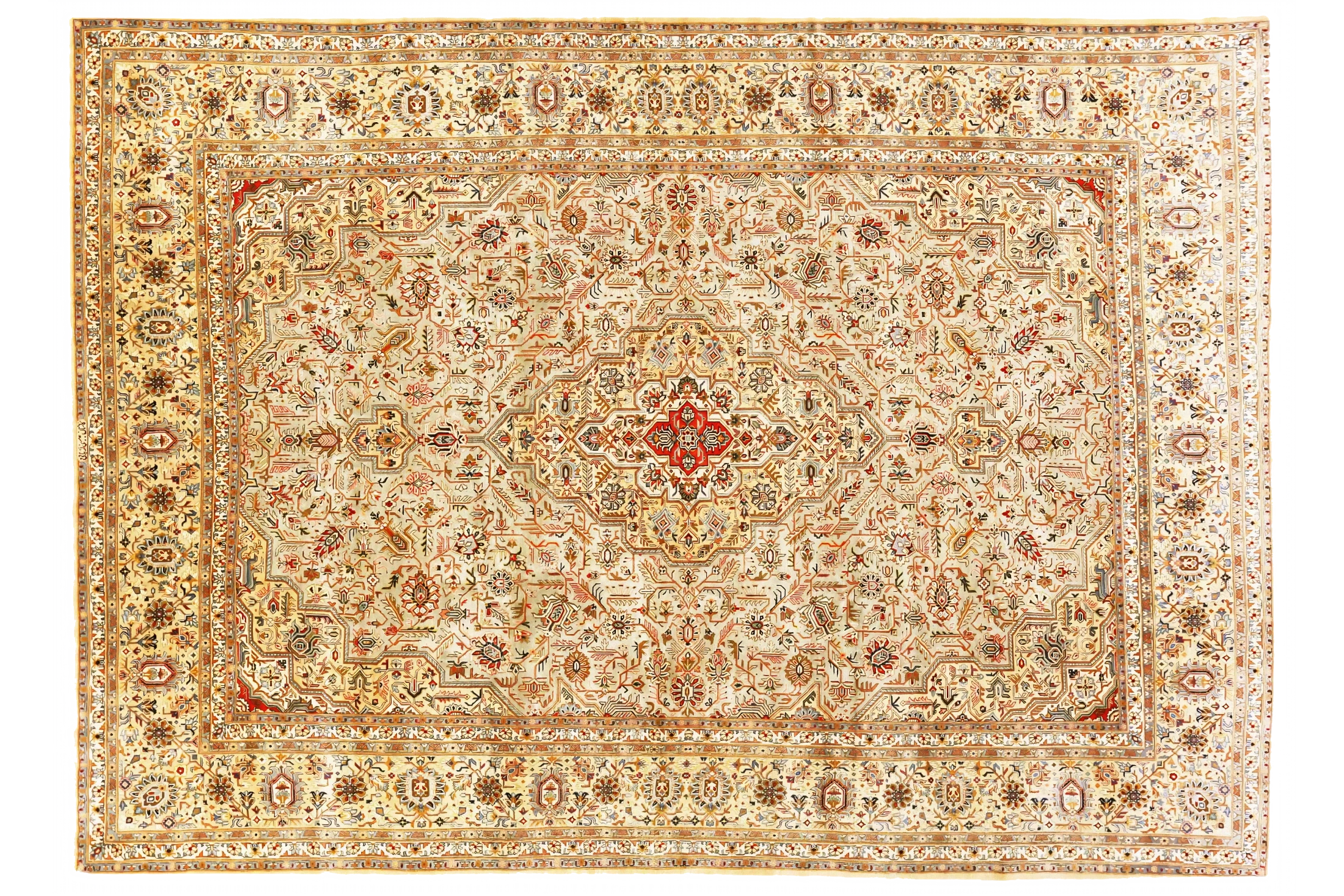 Antique Persian Tabriz Transitional Rug 70454