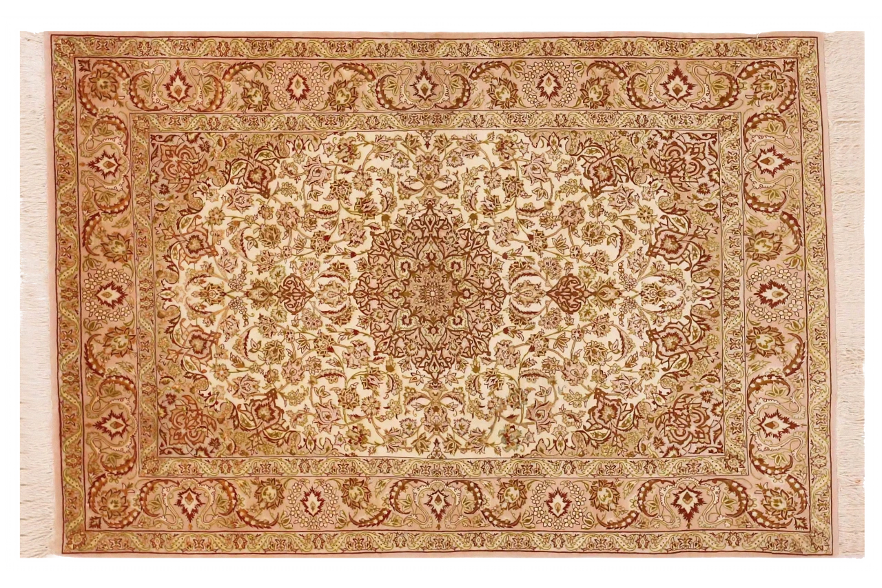 Antique Persian Isfahan Traditional Rug 70460