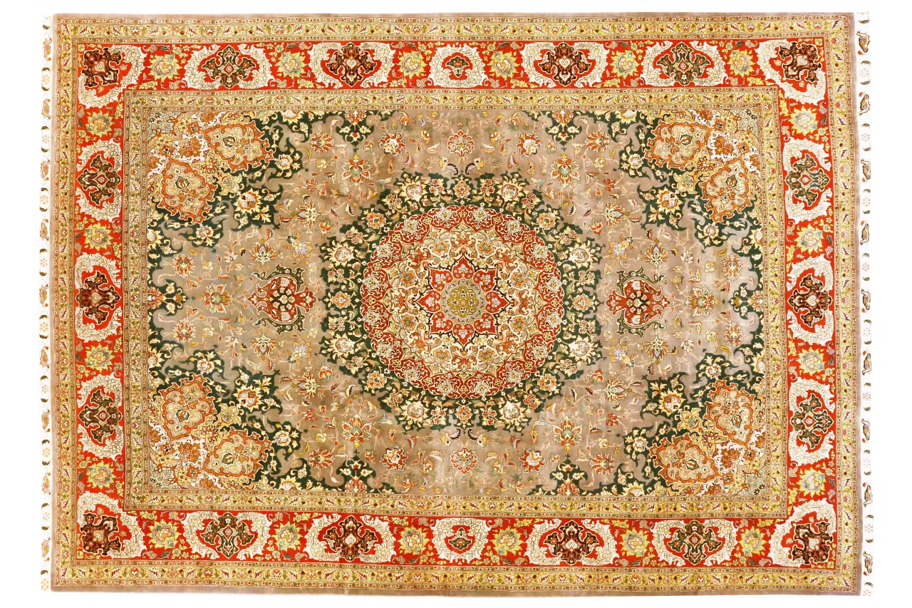 Antique Persian Tabriz Traditional Rug 70462