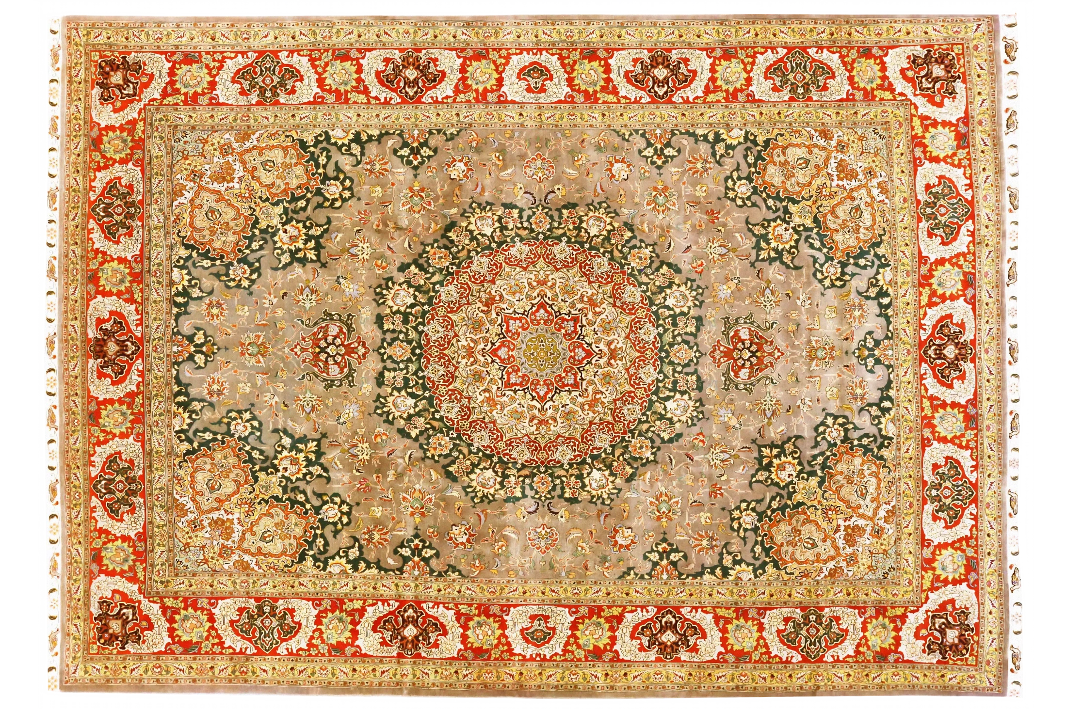 Antique Persian Tabriz Traditional Rug 70462