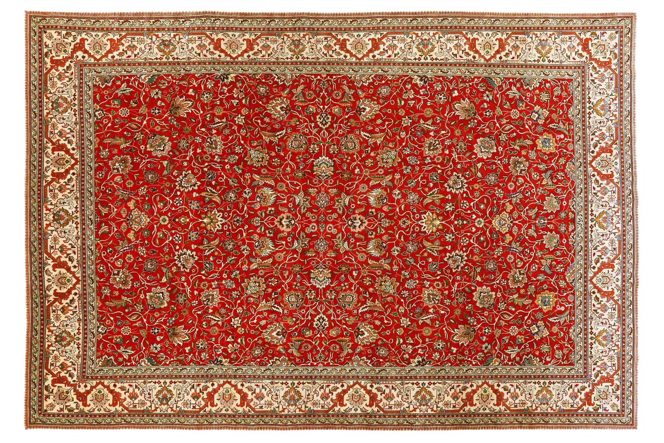 Antique Persian Tabriz Traditional Rug 70463