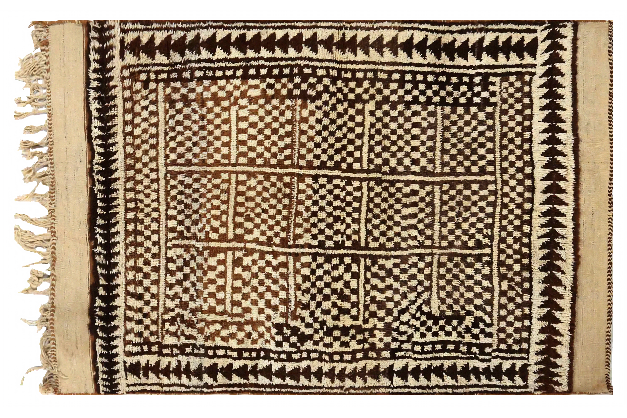 Antique Persian Shiraz Transitional Rug 70465