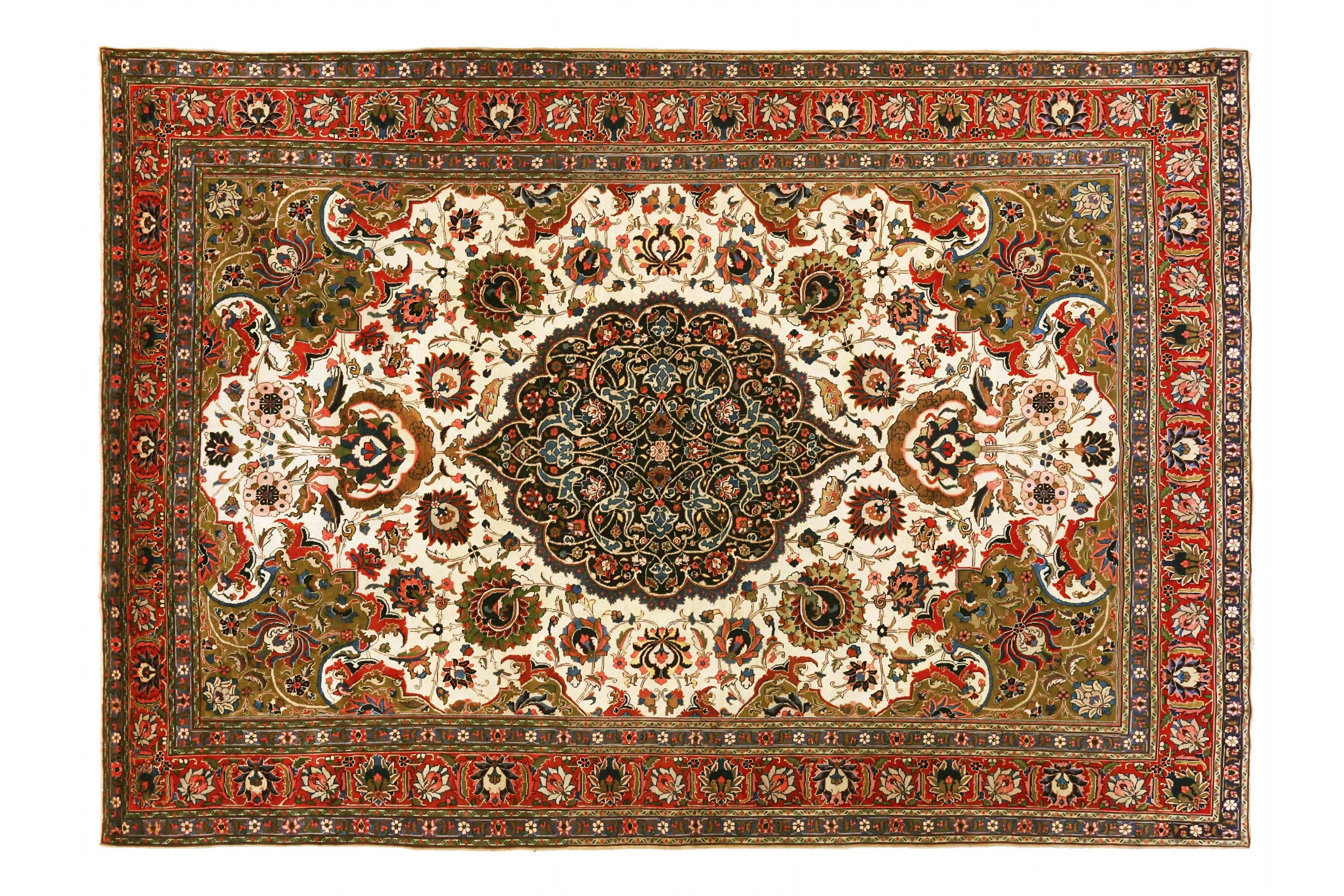 Antique Persian Traditional Rug 70479
