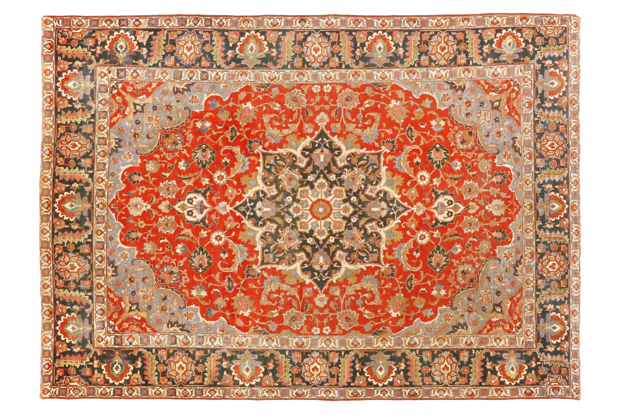 Antique Persian Traditional Rug 70480