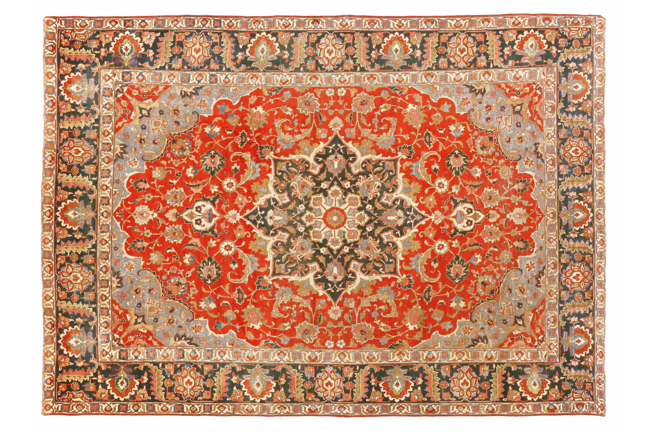 Antique Persian Traditional Rug 70480