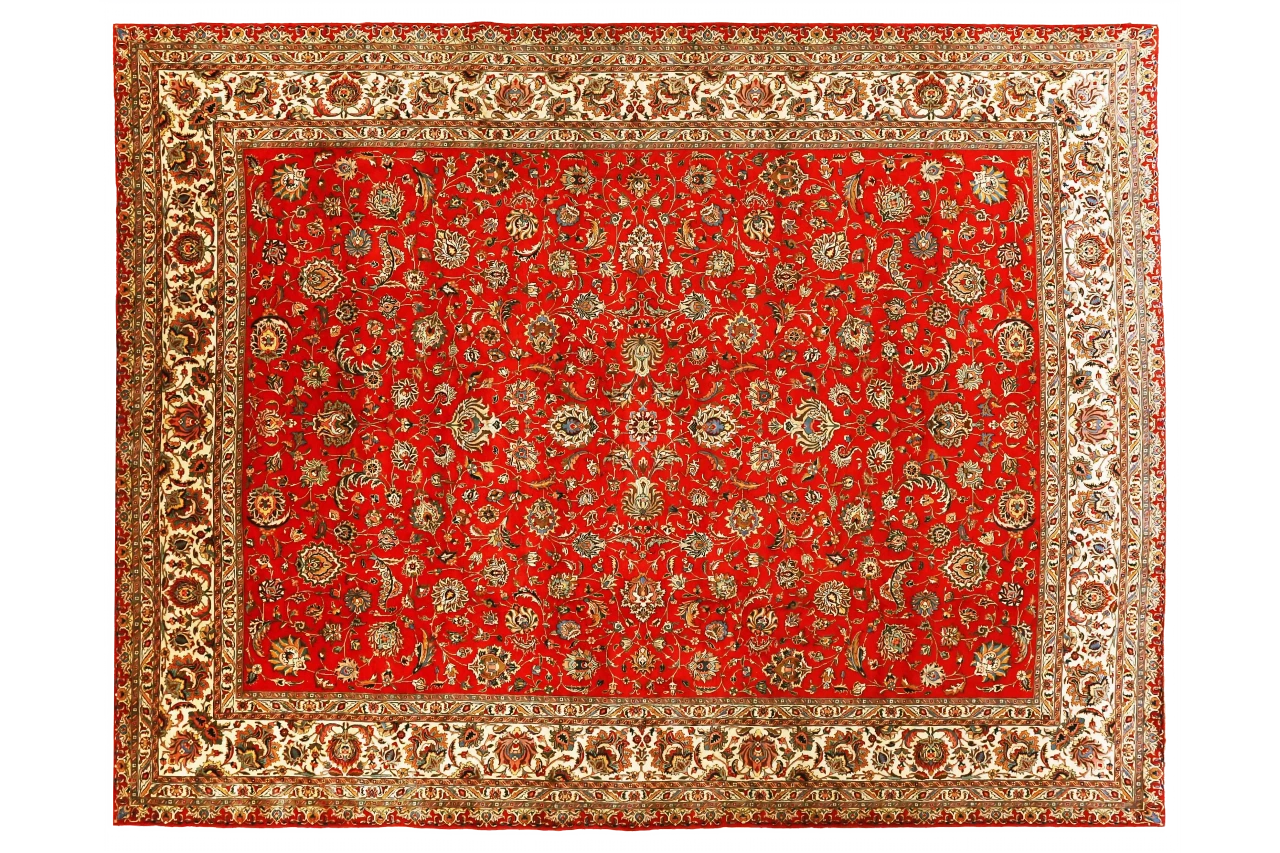 Antique Persian Tabriz Traditional Rug 70481