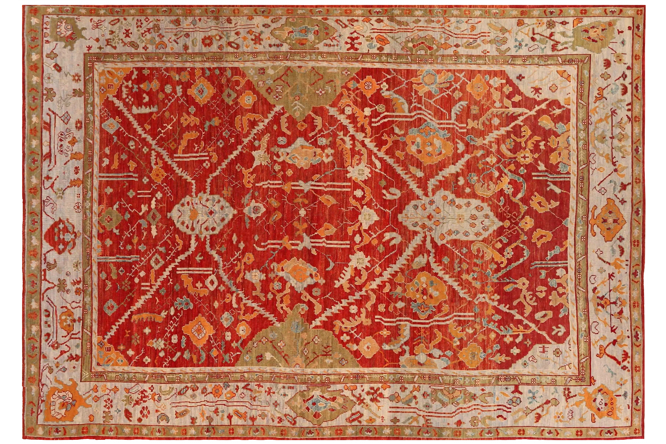 Persian Oushak Transitional Rug 70517