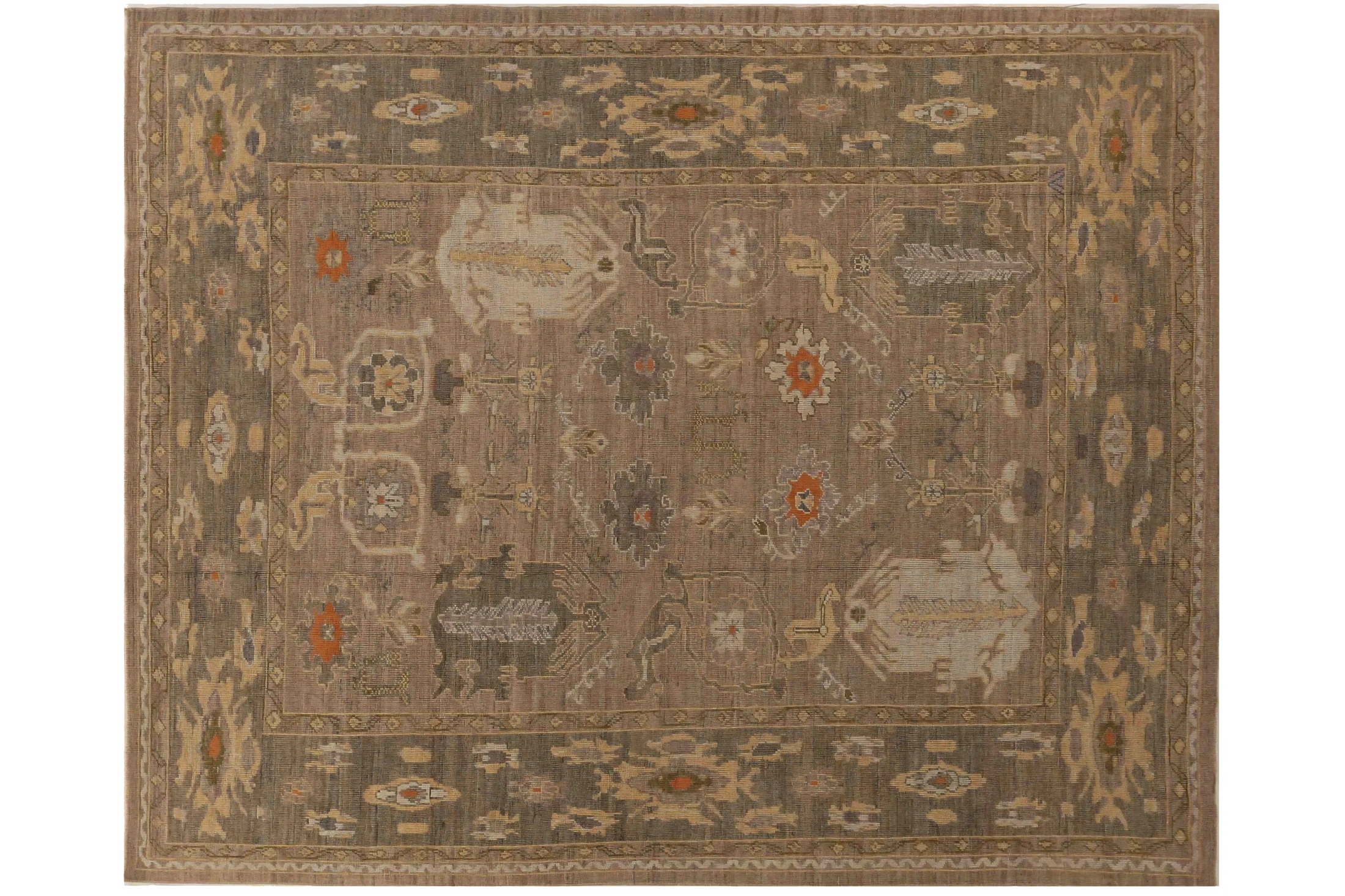 Persian Oushak Transitional Rug 70527