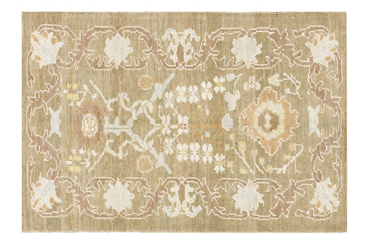 Persian Oushak Transitional Rug 70532