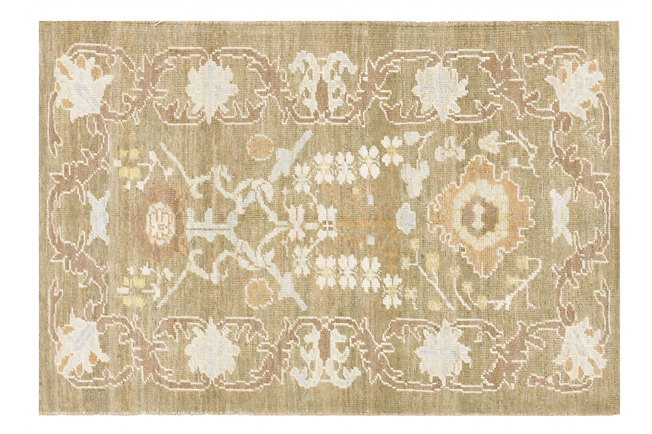 Persian Oushak Transitional Rug 70532