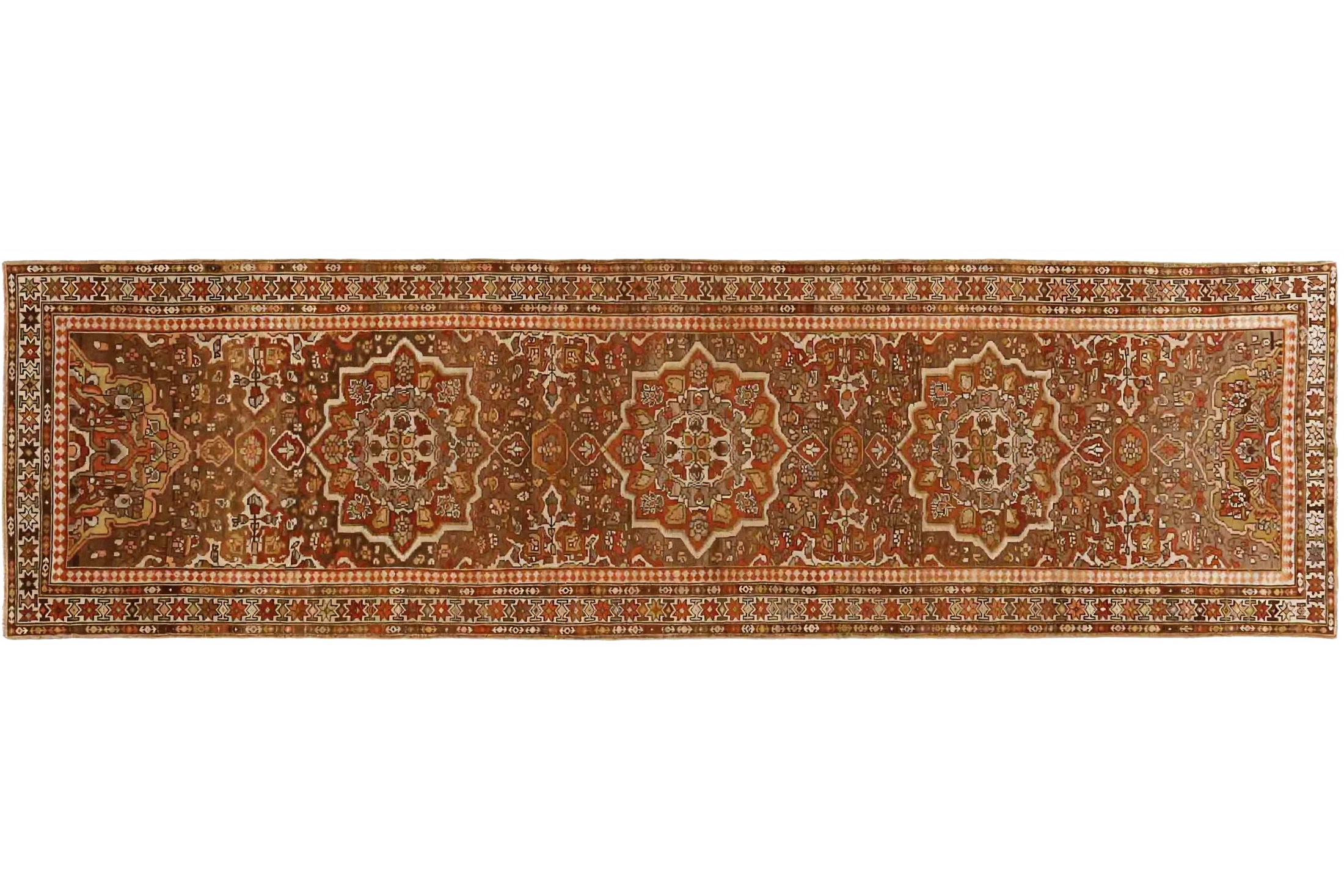 Antique Persian Bakhtiar Traditional Rug 70563