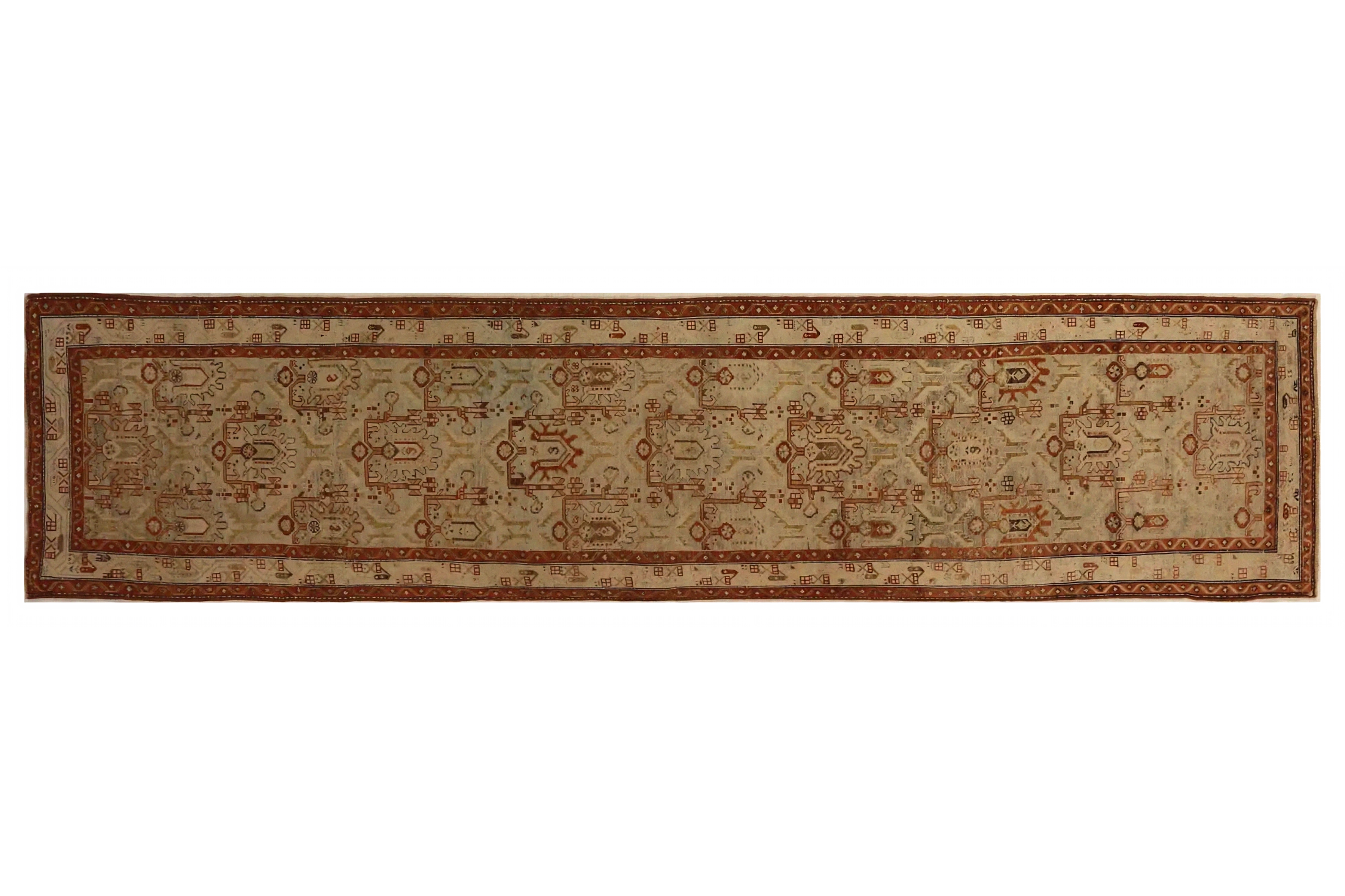 Antique Persian Malayer Traditional Rug 70566