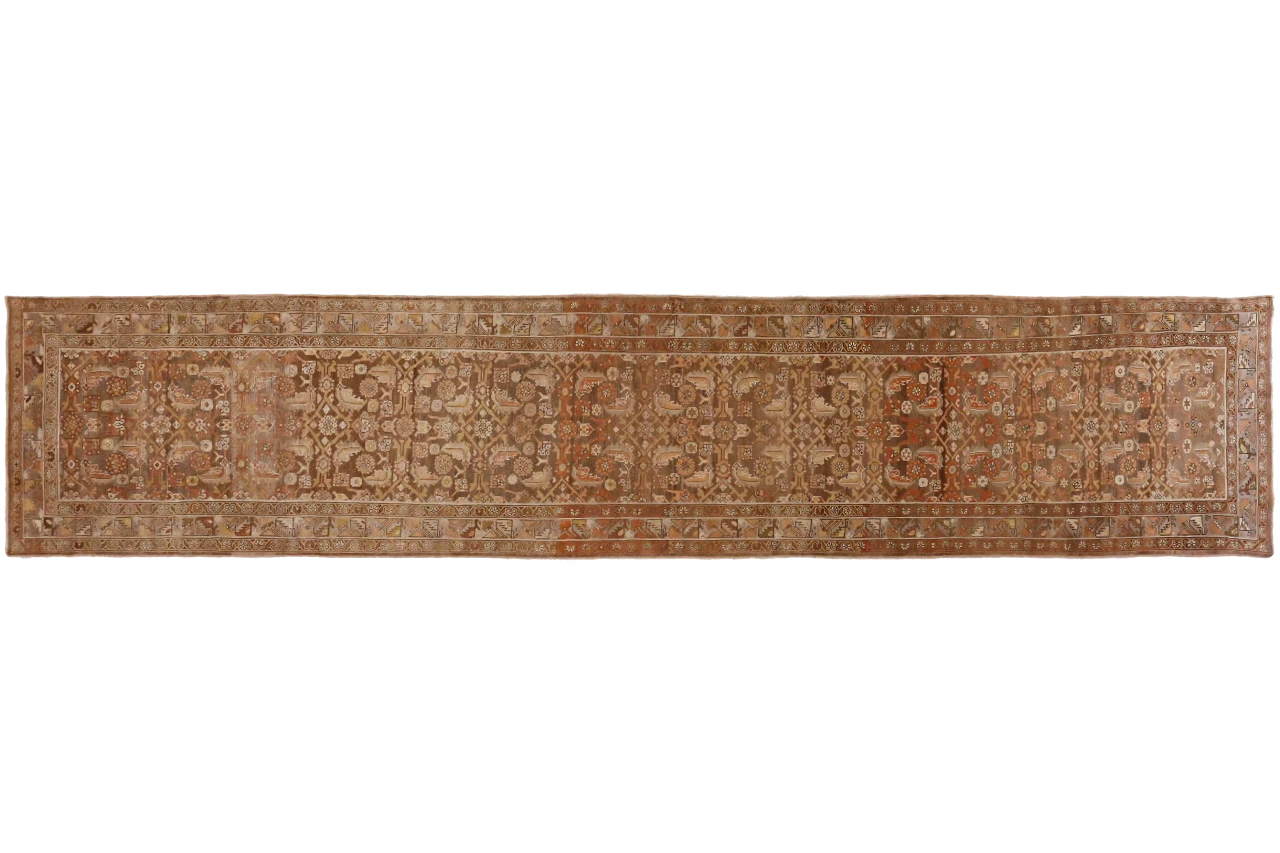 Antique Persian Malayer Transitional Rug 70567