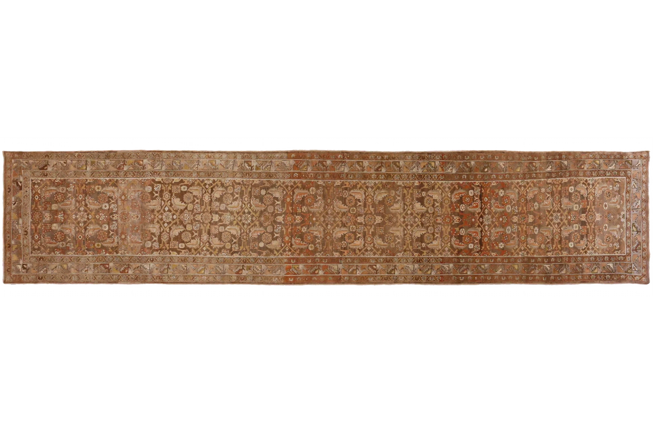 Antique Persian Malayer Transitional Rug 70567