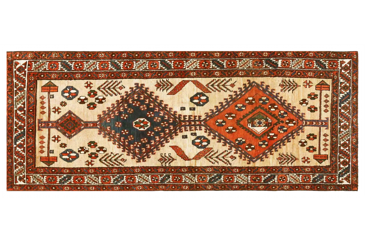Antique Persian Azarbaijan Traditional Rug 70597