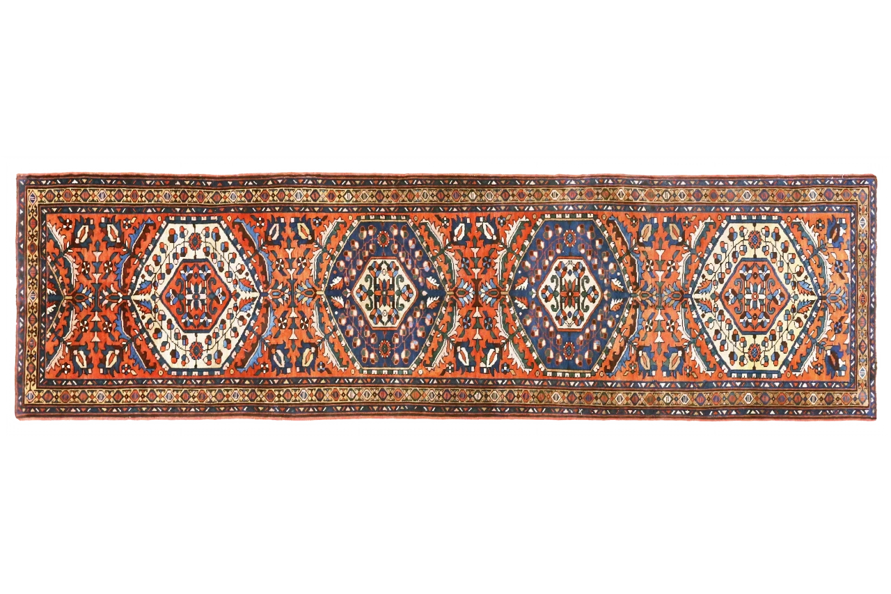 Antique Persian Azarbaijan Traditional Rug 70598