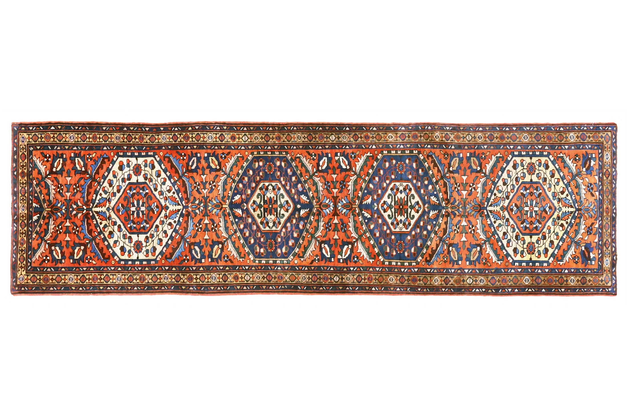 Antique Persian Azarbaijan Traditional Rug 70598