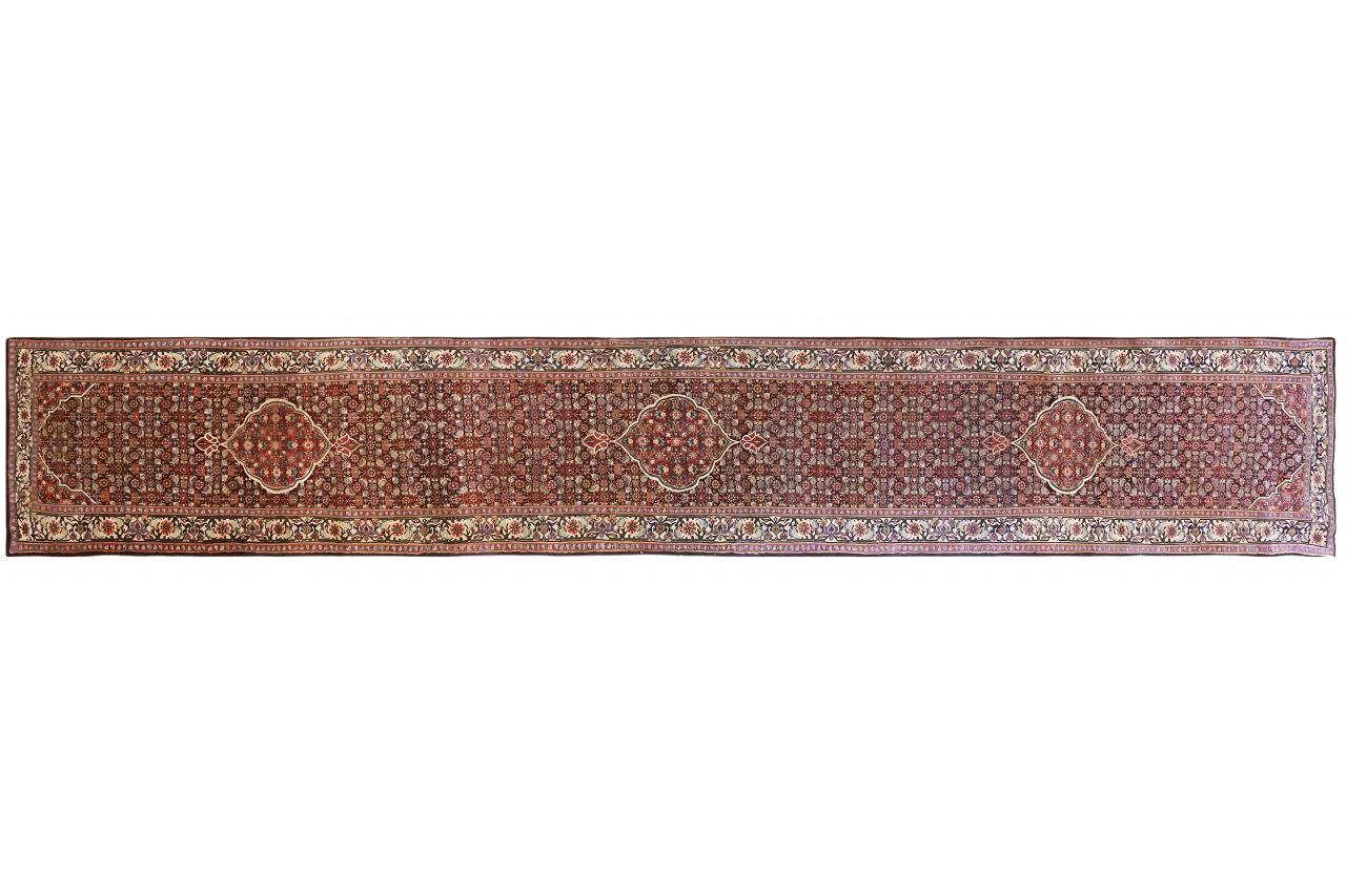 Antique Persian Bijar Traditional Rug 70601