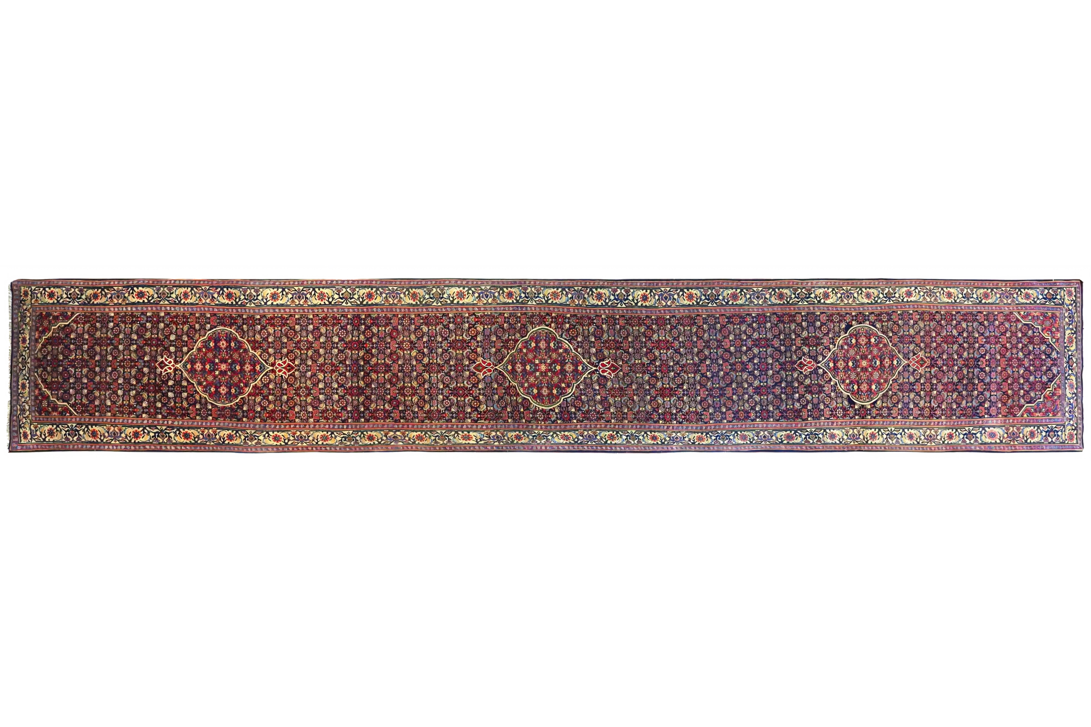 Antique Persian Bijar Traditional Rug 70602