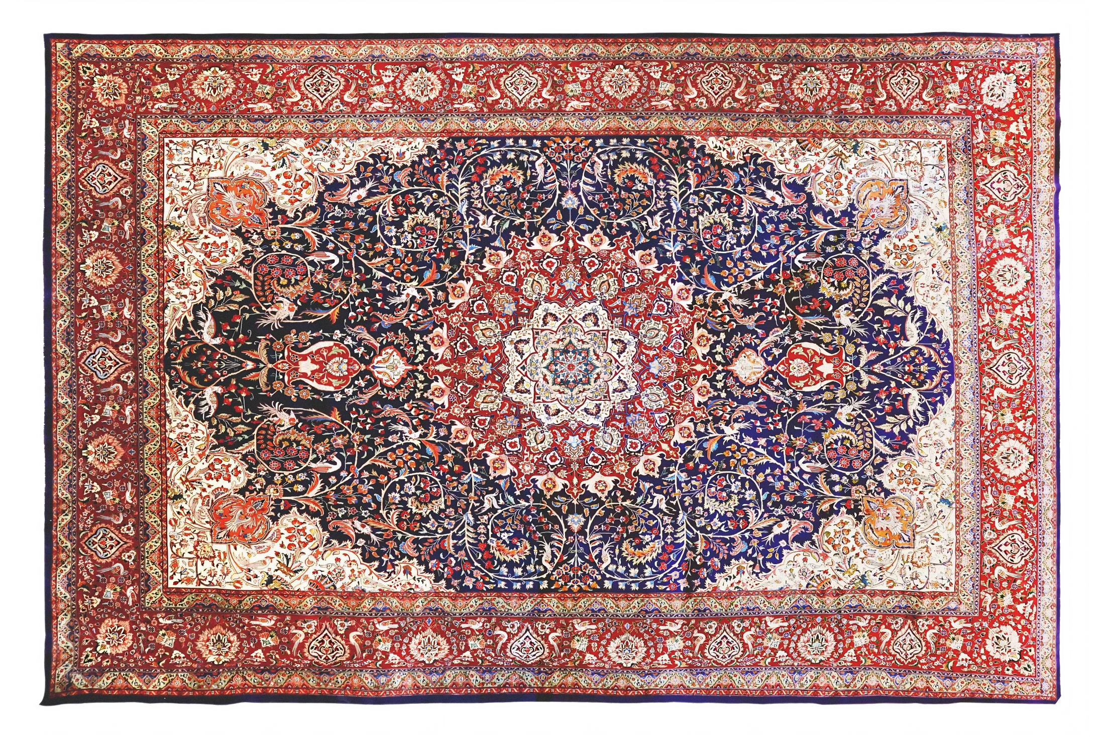 Antique Persian Tabriz Traditional Rug 70608