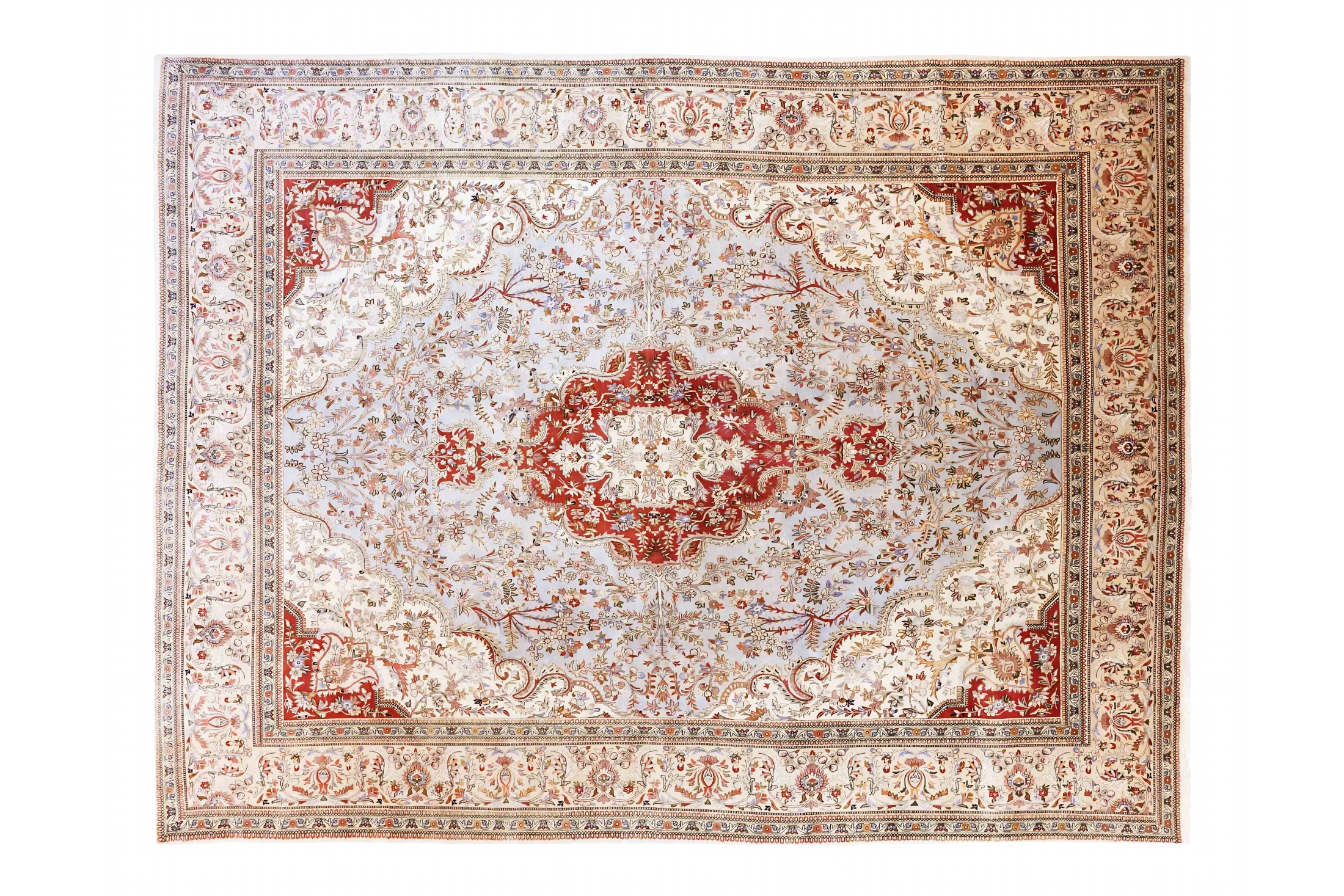 Antique Persian Tabriz Traditional Rug 70610