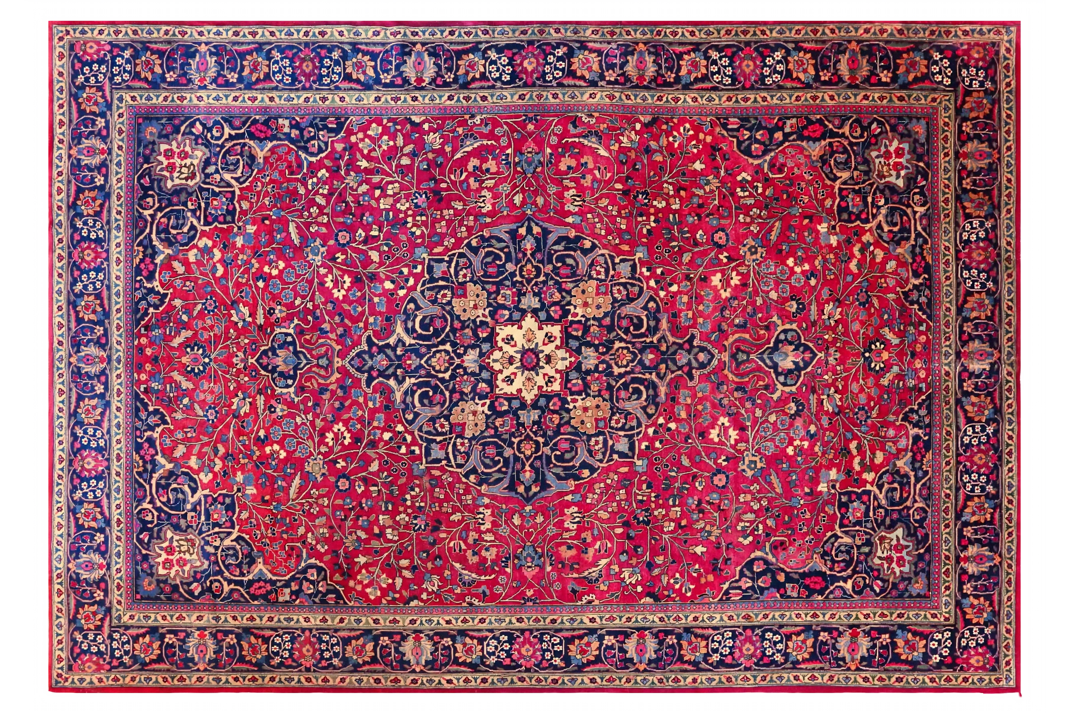 Antique Persian Traditional Rug 70614
