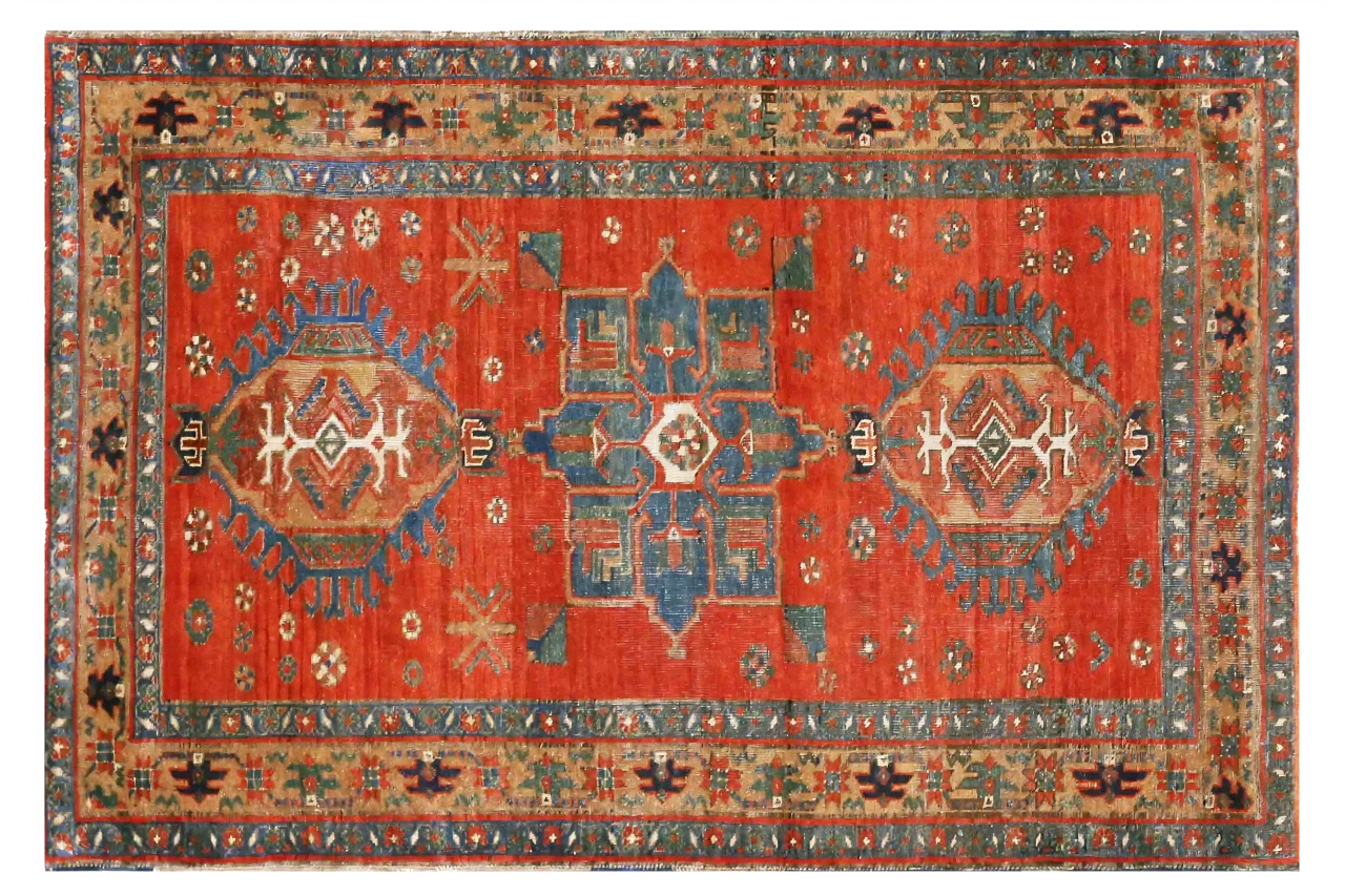 Antique Persian Azarbaijan Traditional Rug 70616