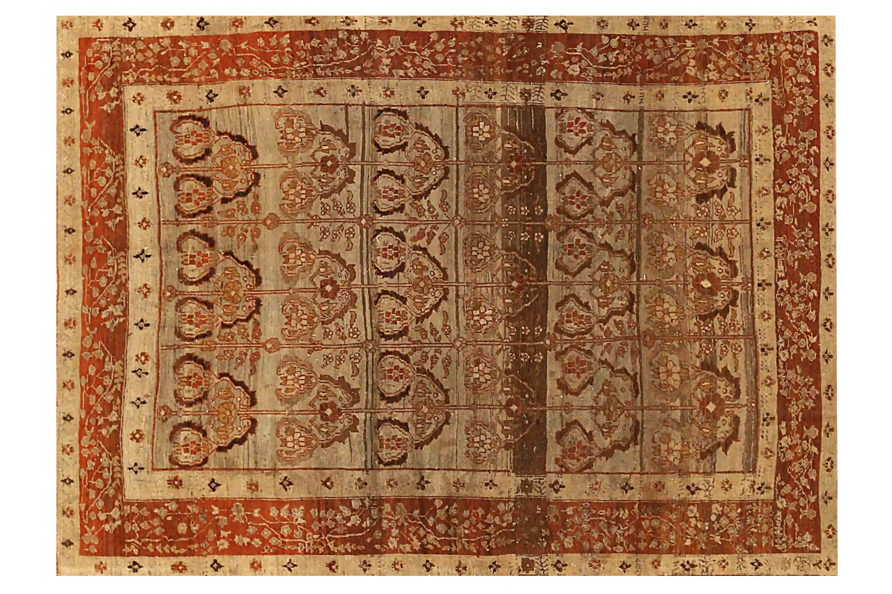 Antique Persian Bijar Transitional Rug 70627