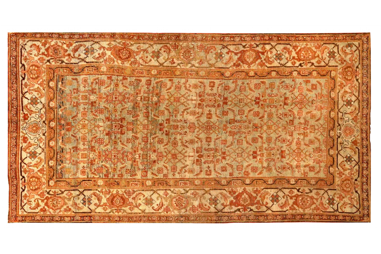 Antique Persian Bijar Traditional Rug 70628