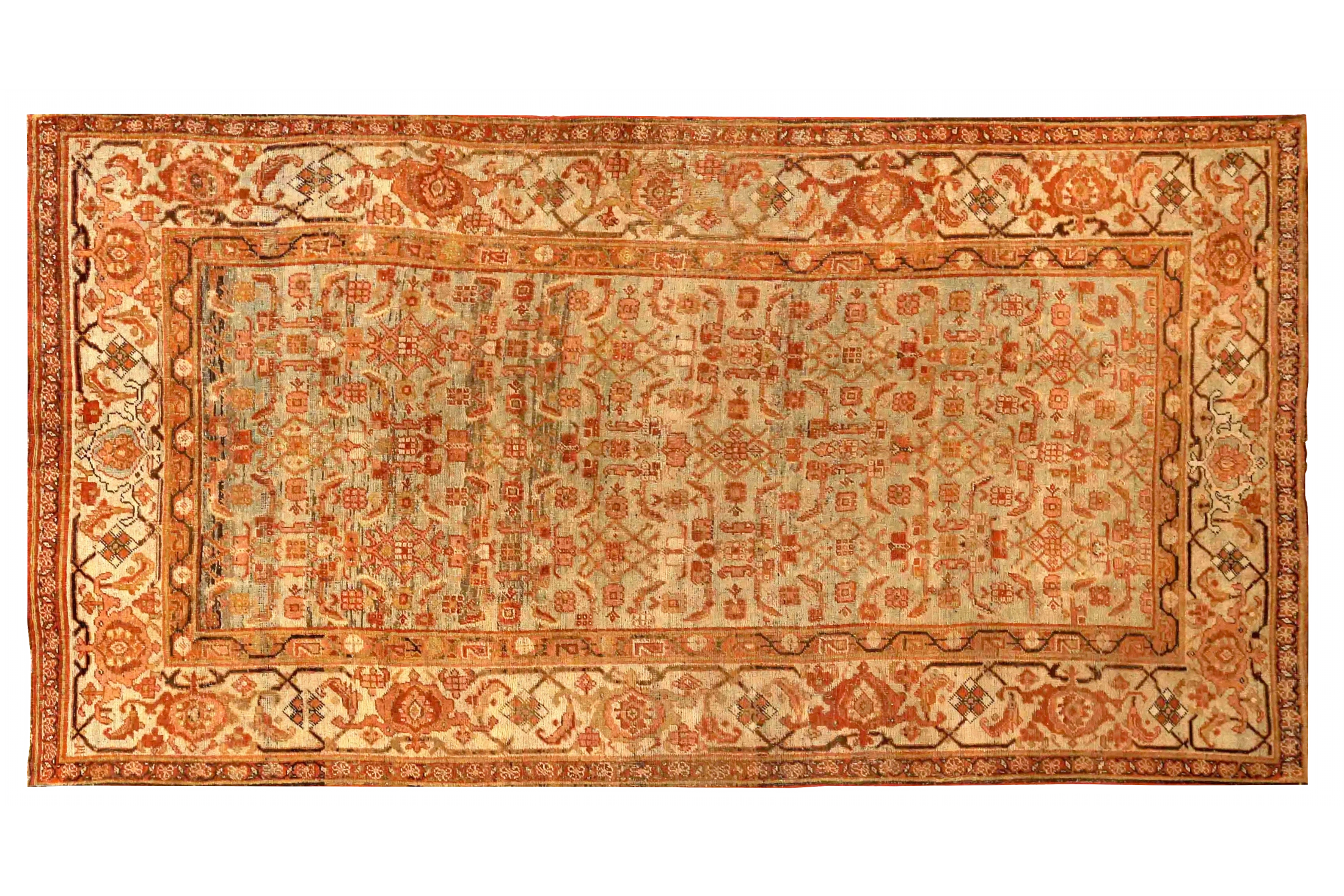 Antique Persian Bijar Traditional Rug 70628