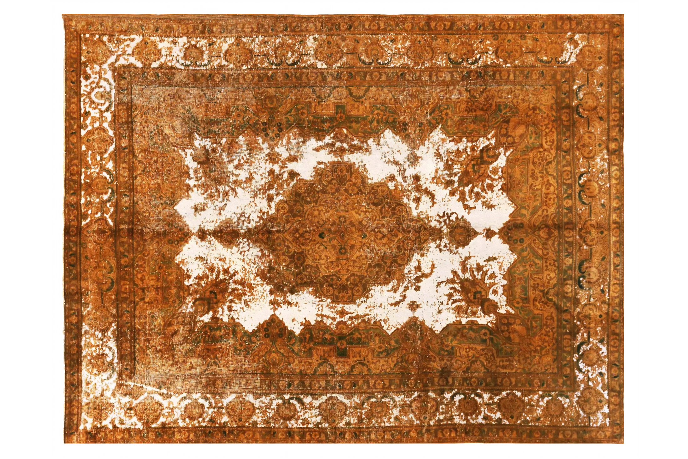 Antique Persian Transitional Rug 70678