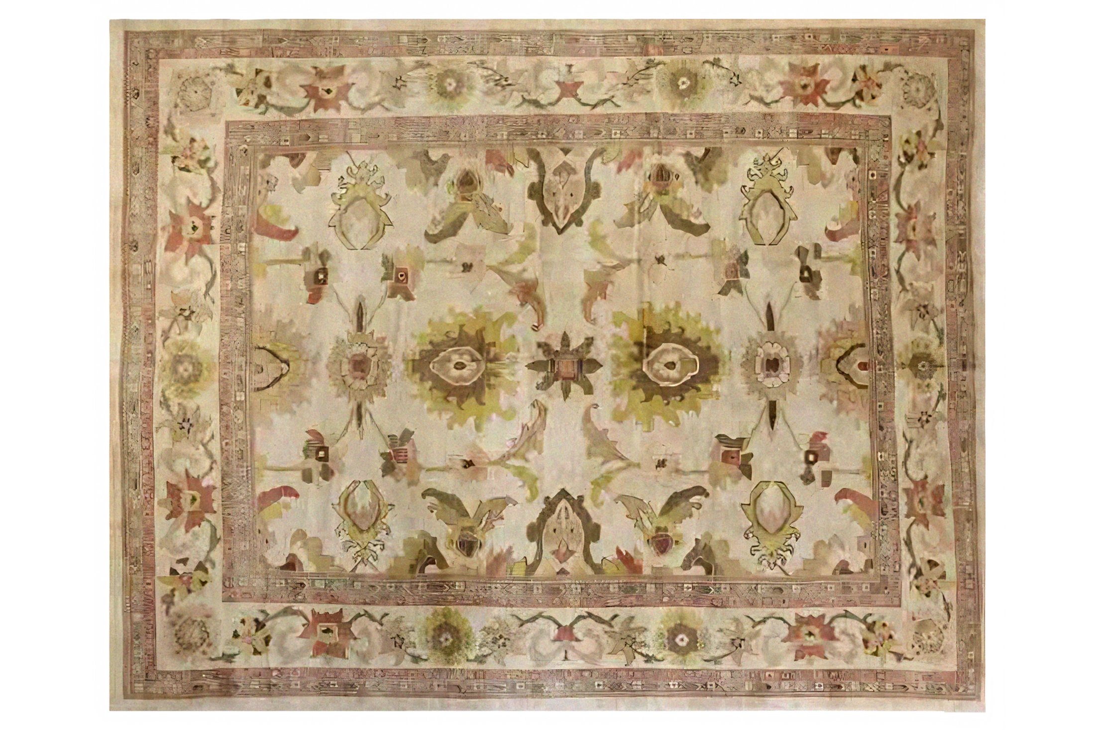 Persian Mahal Transitional Rug 71044