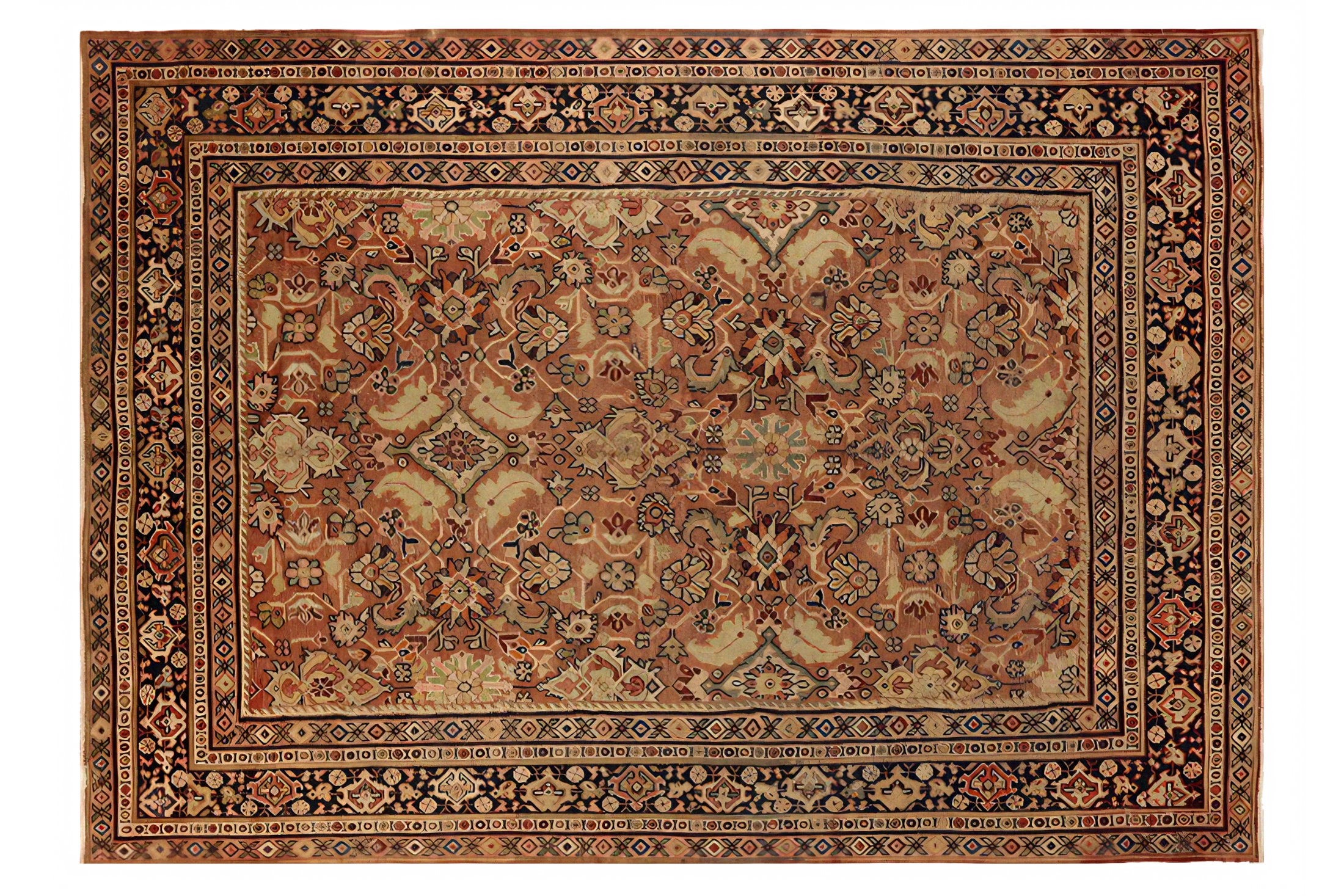 Antique Persian Sultanabad Traditional Rug 71045