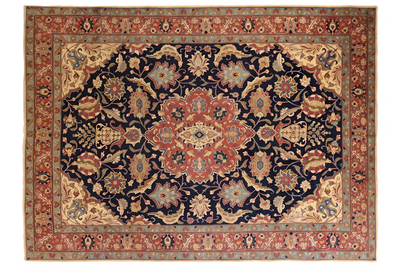 Antique Persian Traditional Rug 71098