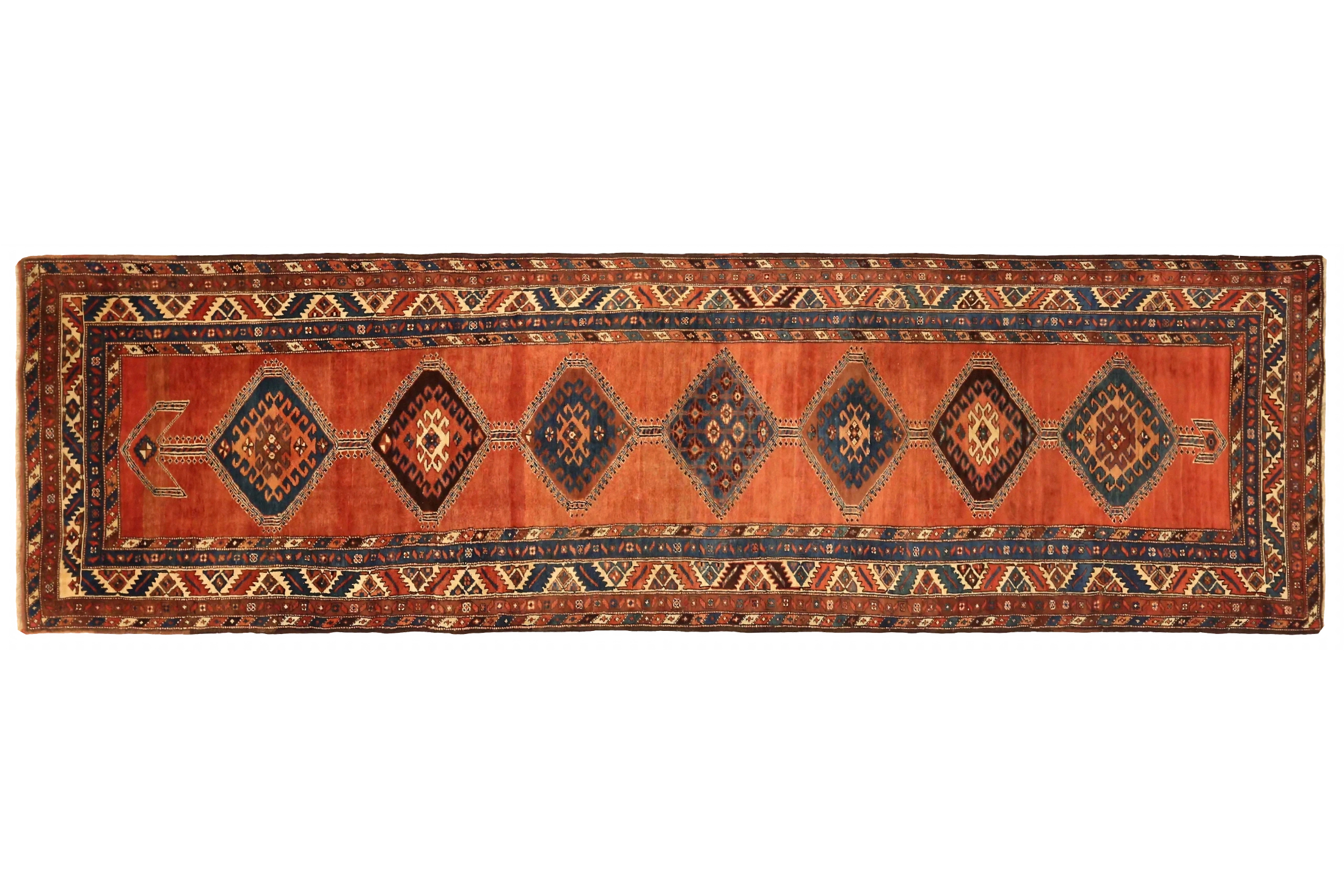 Antique Persian Heriz Traditional Rug 71131