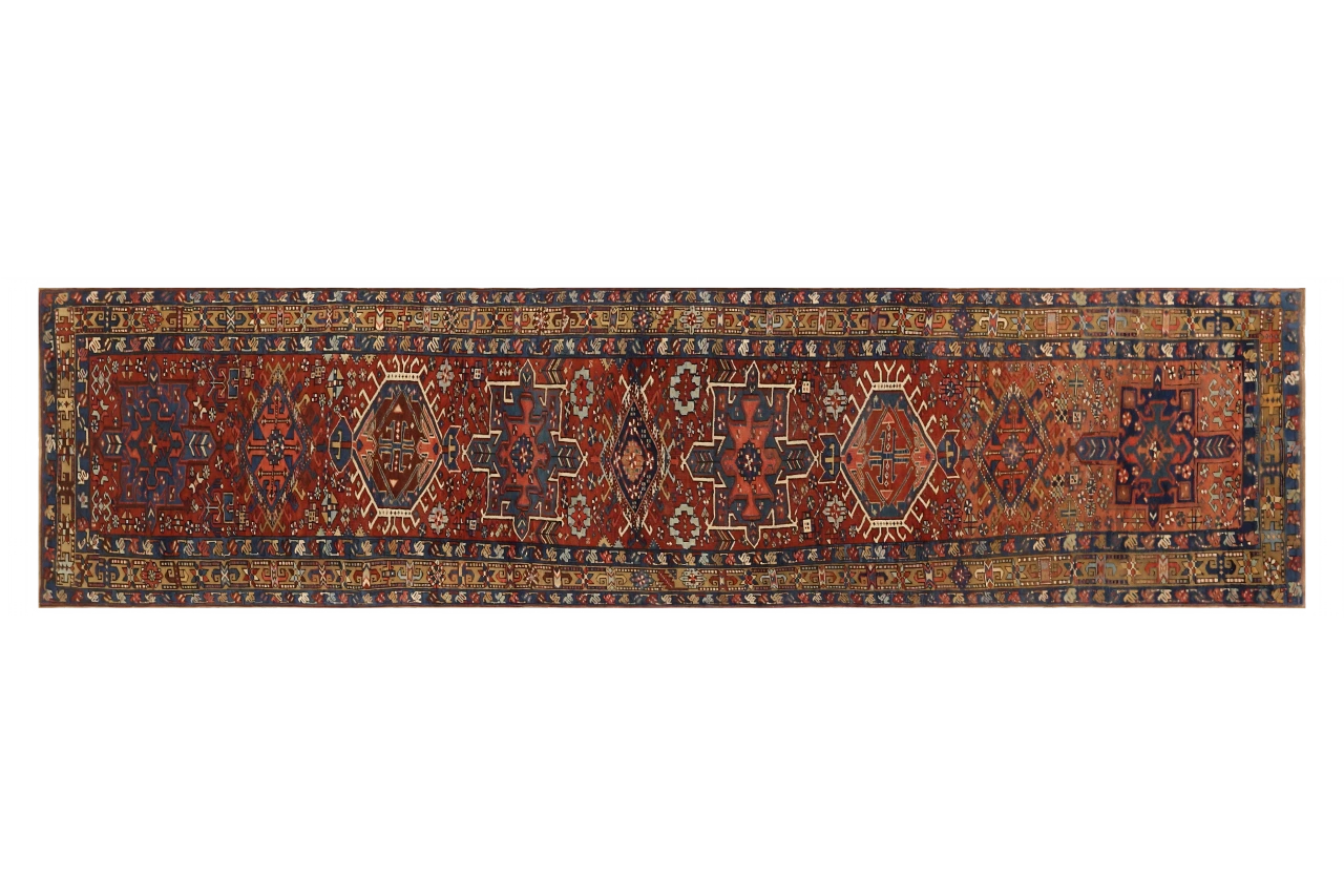 Antique Persian Heriz Traditional Rug 71141